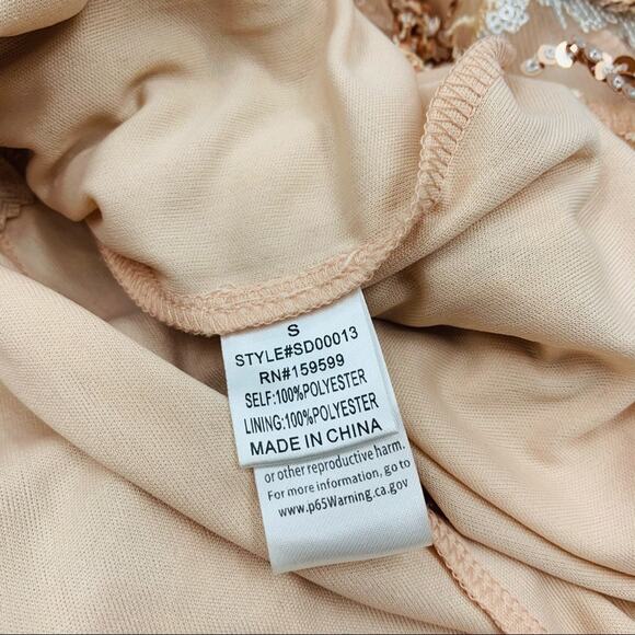 Vintage Shero Pink Sequin Mini Dress - Picture 8 of 8